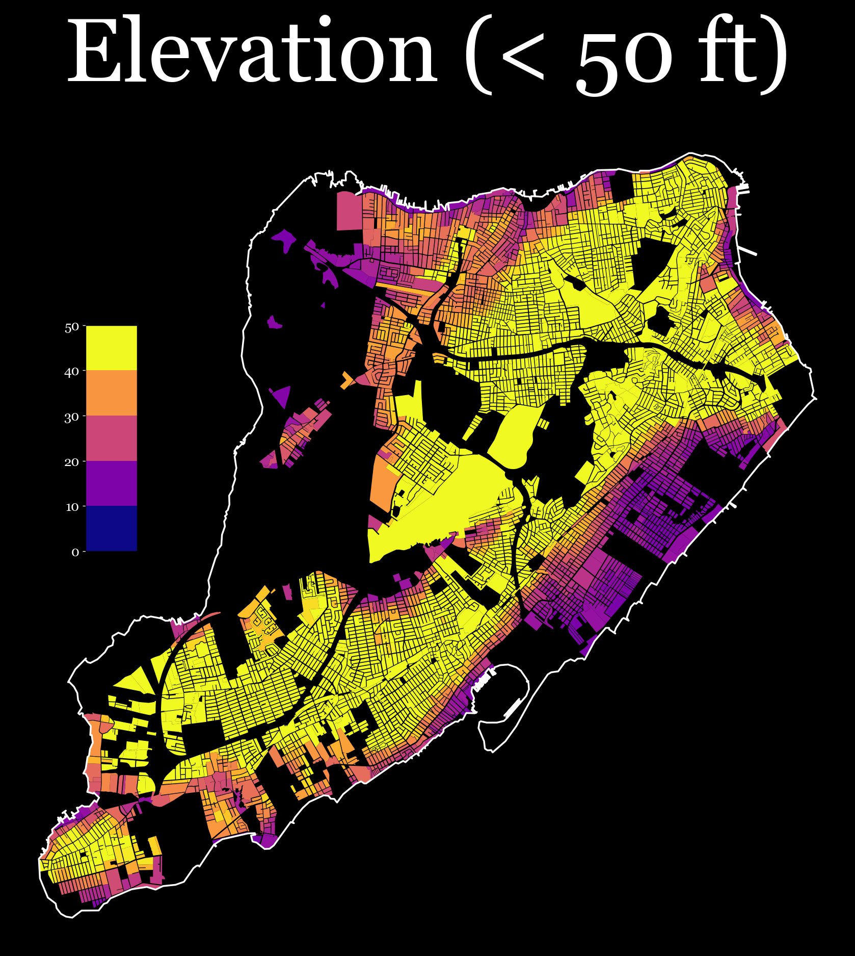 Staten Island - Elevation Mean Low